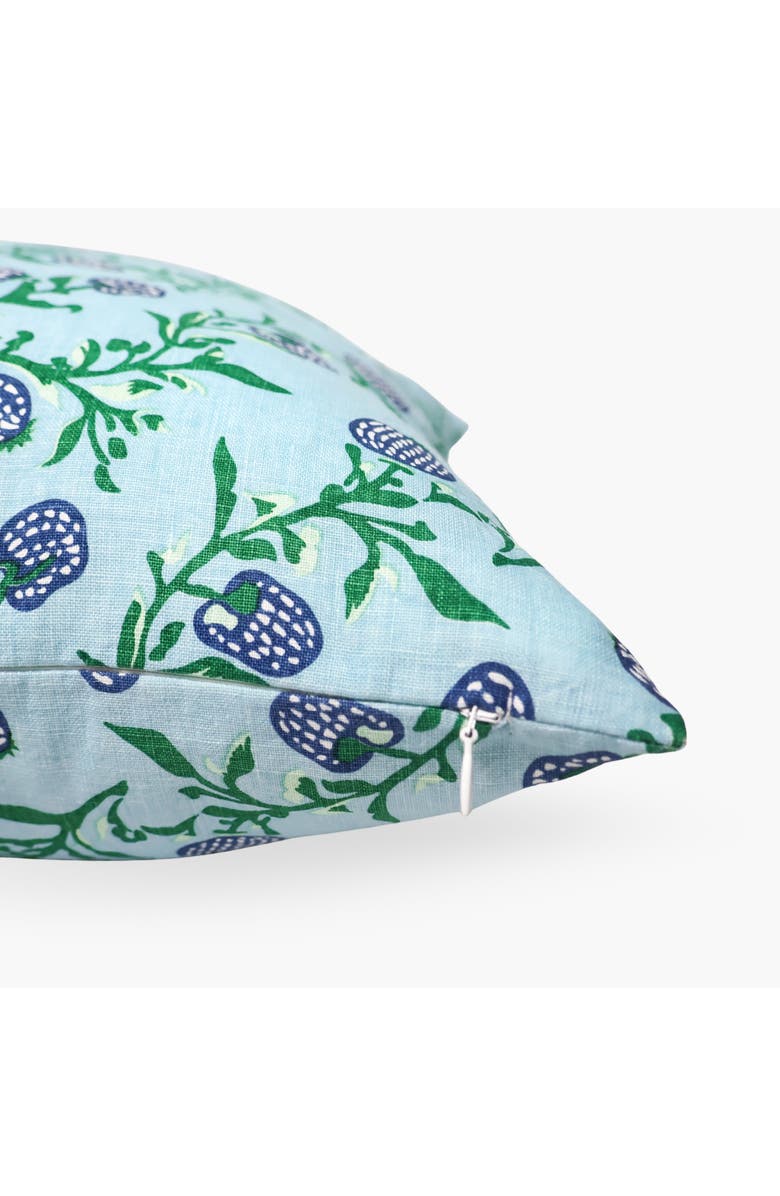 Banyan & Birch Rasa - Pure Linen Throw Pillow Cover, Alternate, color, Pastel Blue