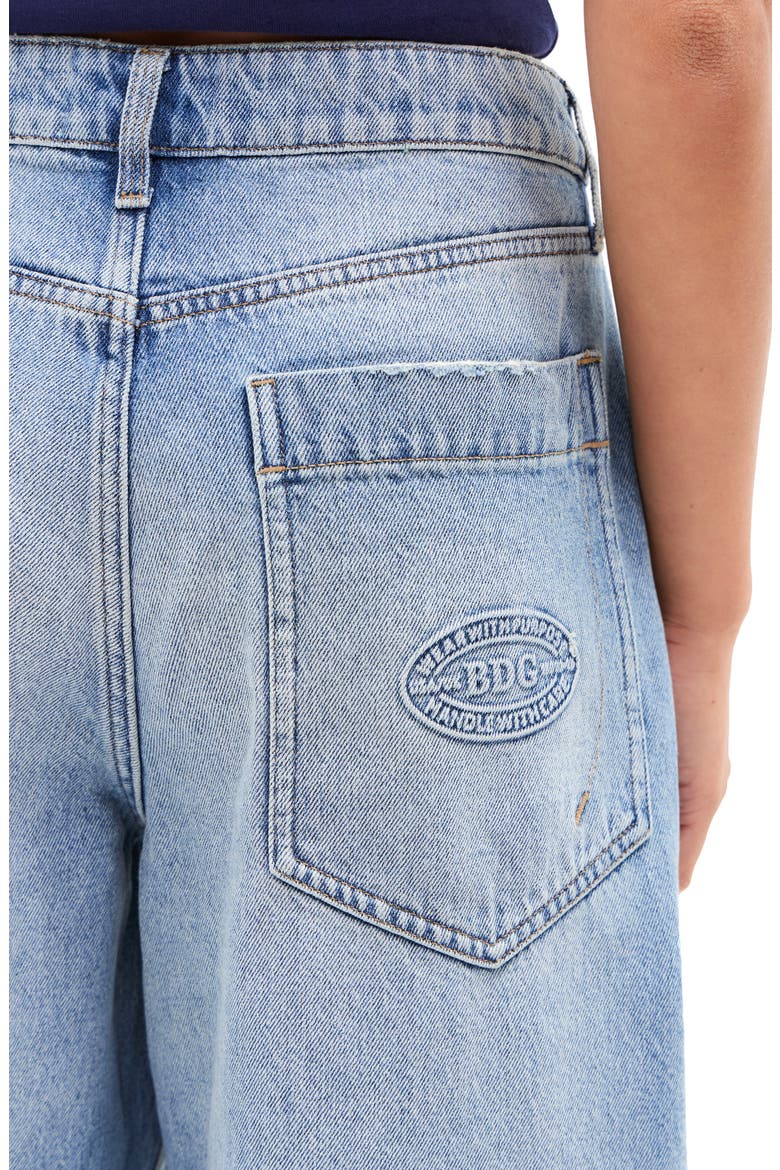 Jaya Low Rise Wide Leg Jeans, Alternate, color, LIGHT VINTAGE