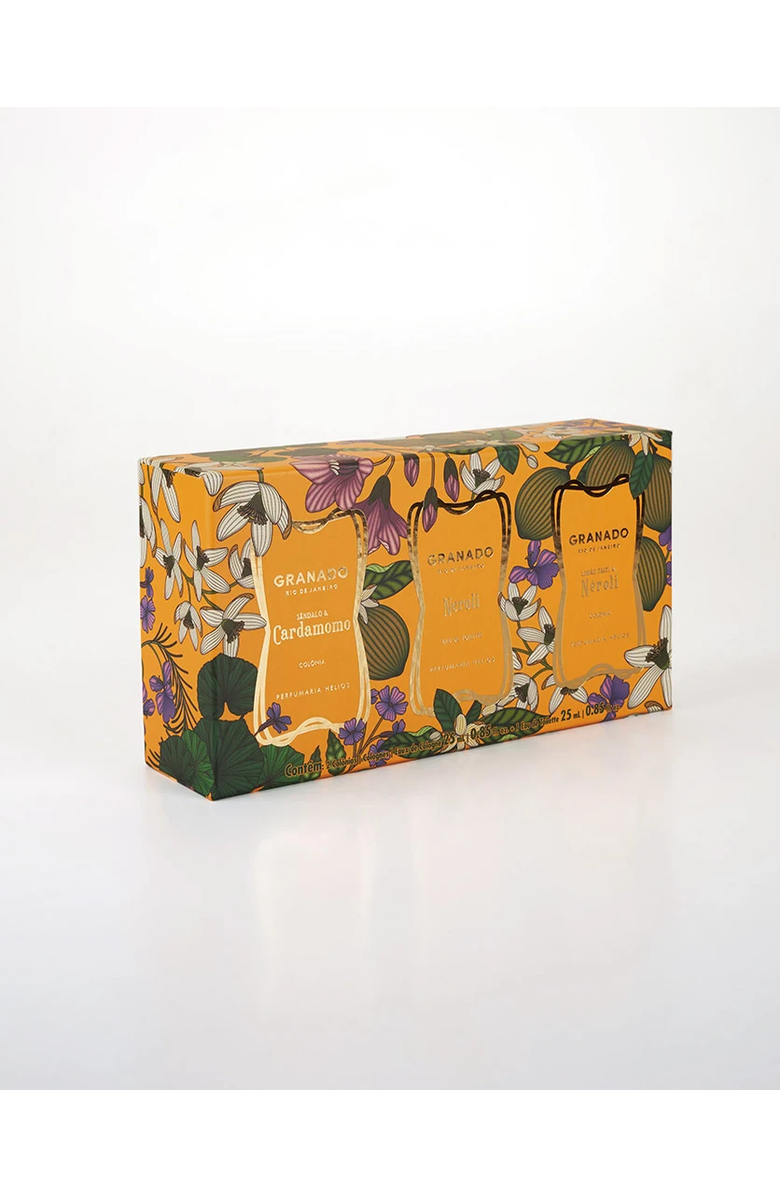 GRANADO Perfumery Trio | Neroli, Sândalo & Cardamomo and Limão Taiti & Néroli, Alternate, color, Clear