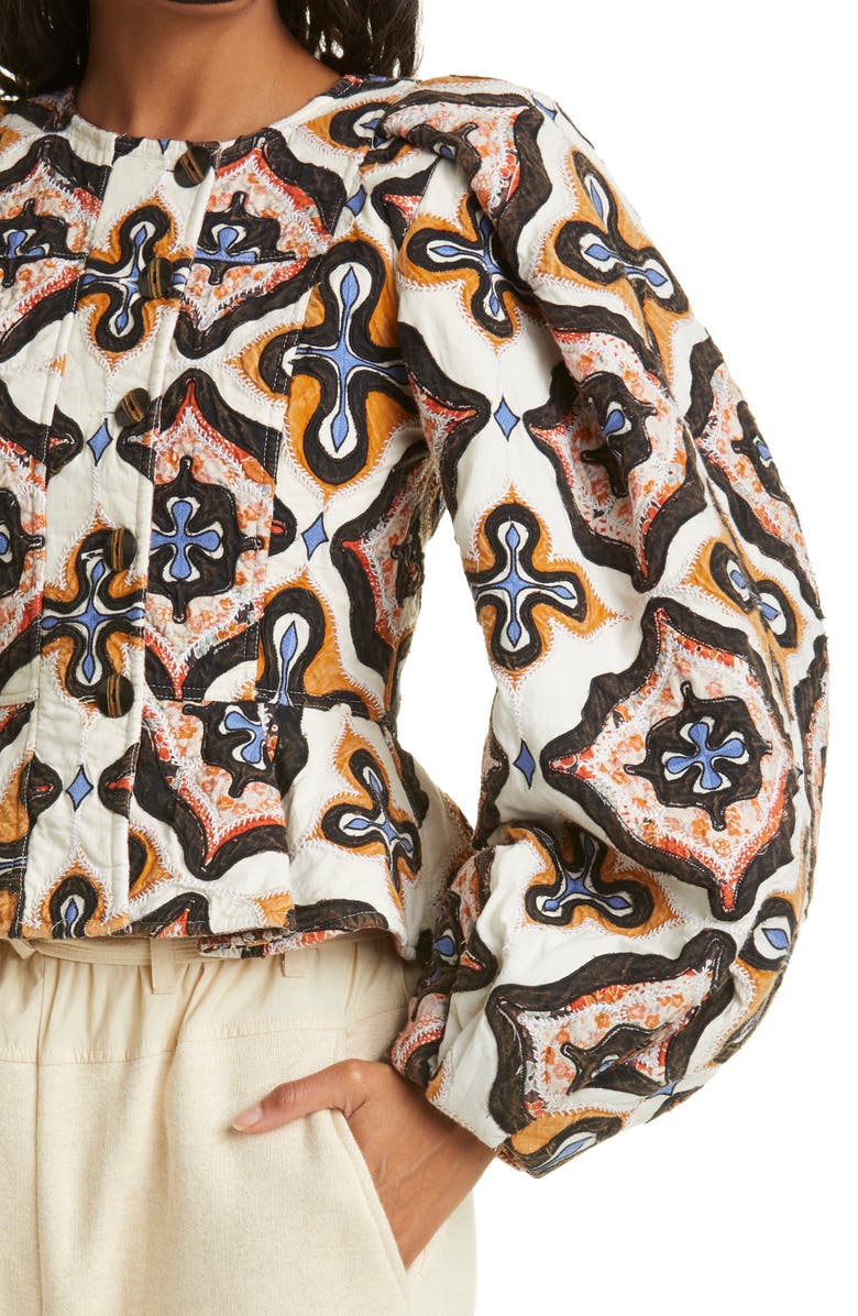 Ulla Johnson Leila Quilted Cotton Jacket, Alternate, color, 