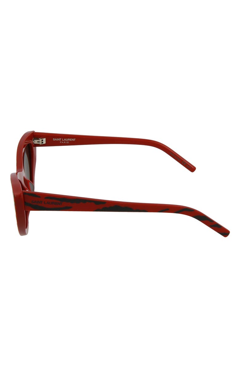 Saint Laurent 52mm Lily Cat Eye Sunglasses, Alternate, color,