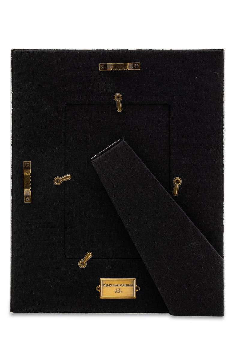 MACKENZIE CHILDS Emerald Check Enameled Steel 4 x 6-Inch Picture Frame, Alternate, color, Emerald