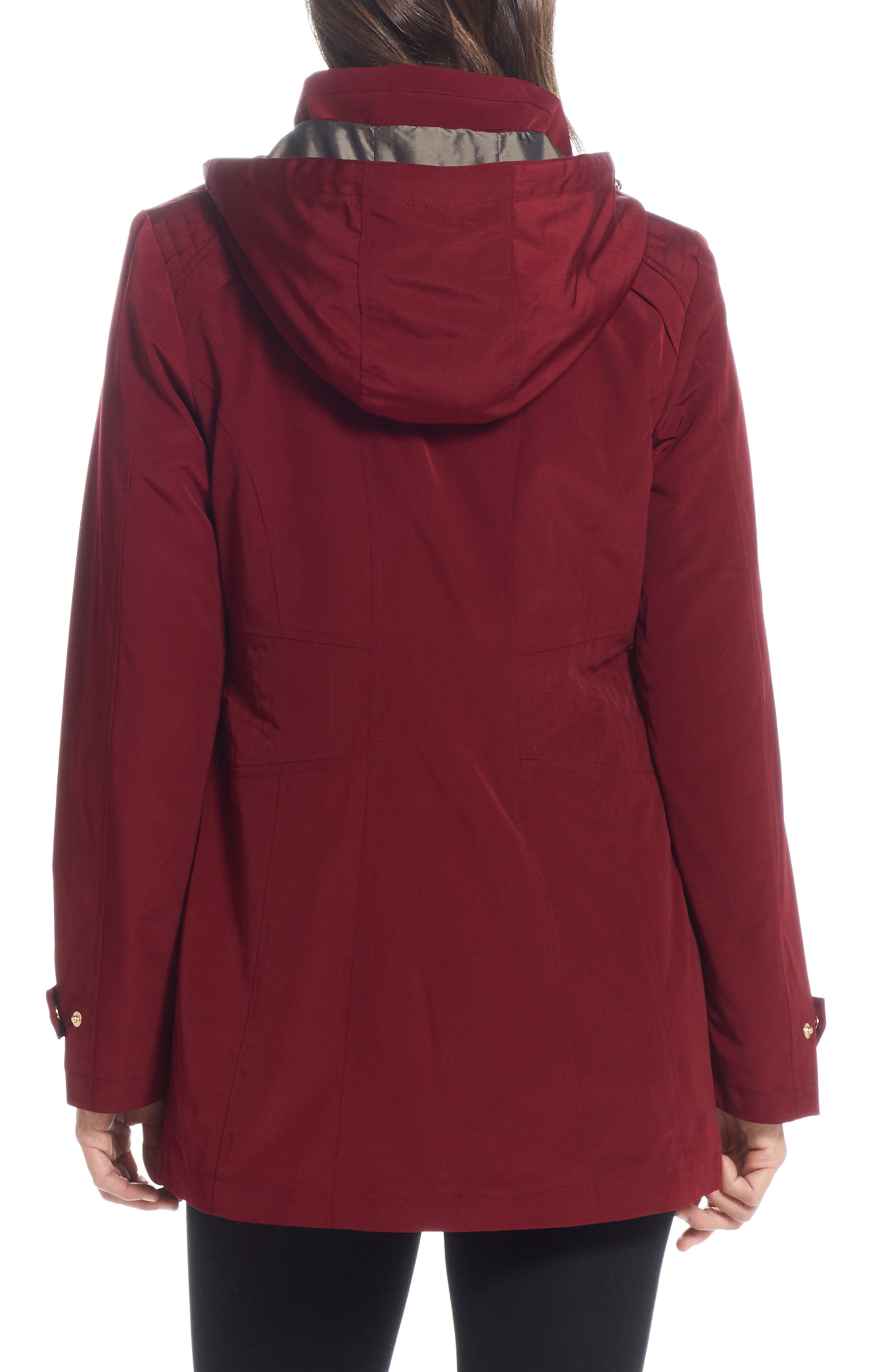 Water Resistant Zip Front Rain Jacket - image 4
