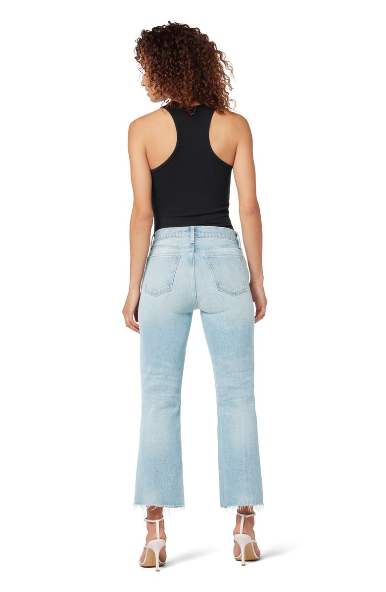 Joe's The Callie High Waist Raw Hem Crop Bootcut Jeans, Alternate, color, 