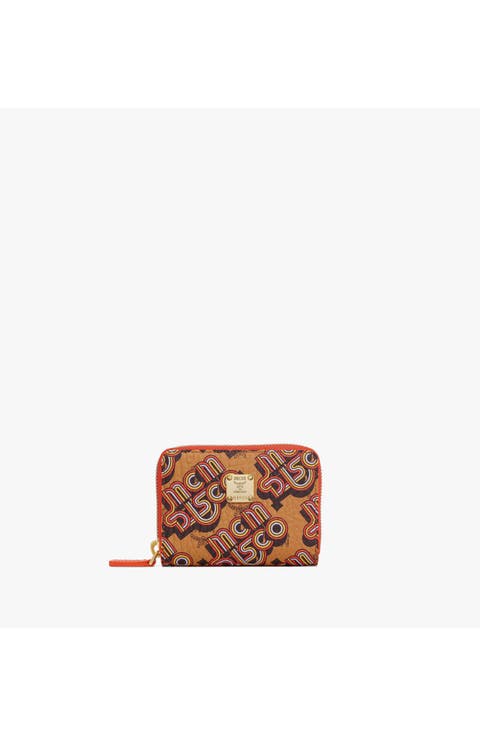 Aren Zip Wallet in Disco Visetos
