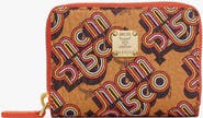 MCM Aren Zip Wallet in Disco Visetos