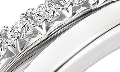 Hearts On Fire Vela French Cut Diamond Ring In White Gold