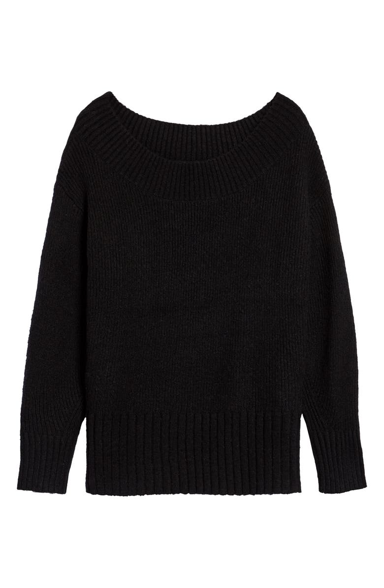 Chelsea28 Ribbed Off the Shoulder Sweater, Alternate, color, 