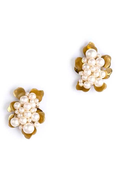 Nea Imitation Pearl Drop Earrings