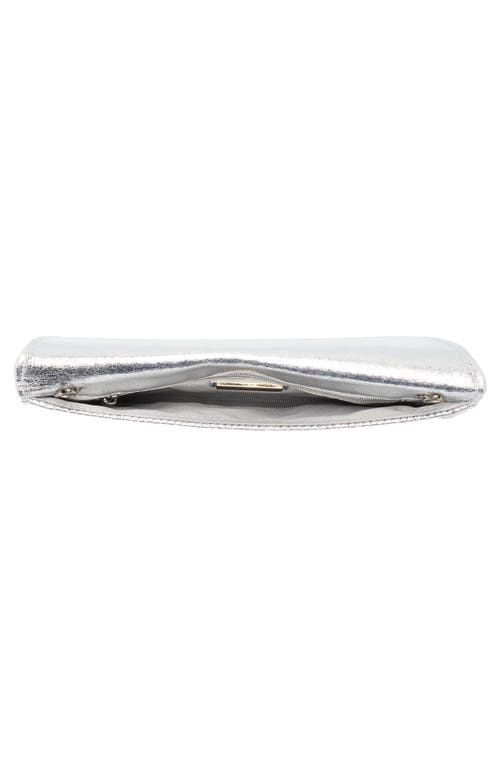 Urban Expressions Handbags Envelope Clutch In Silver