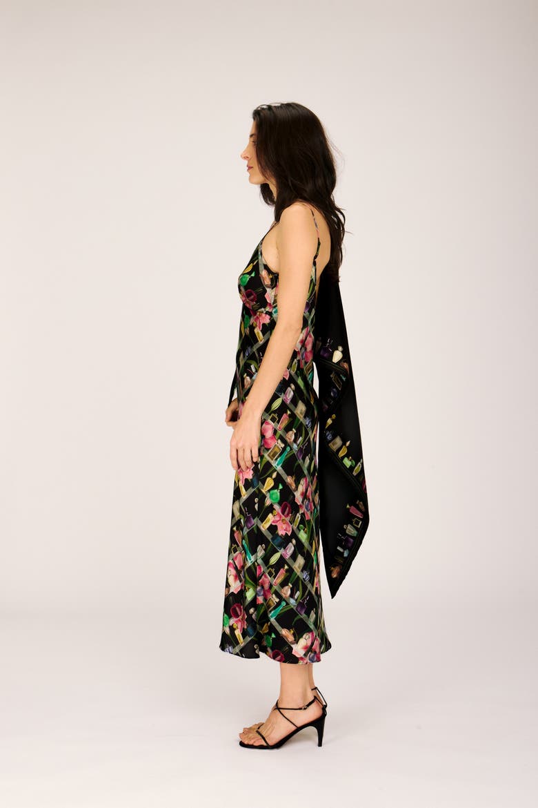 Cleo Slip Dress, Alternate, color, Medicine Cabinet