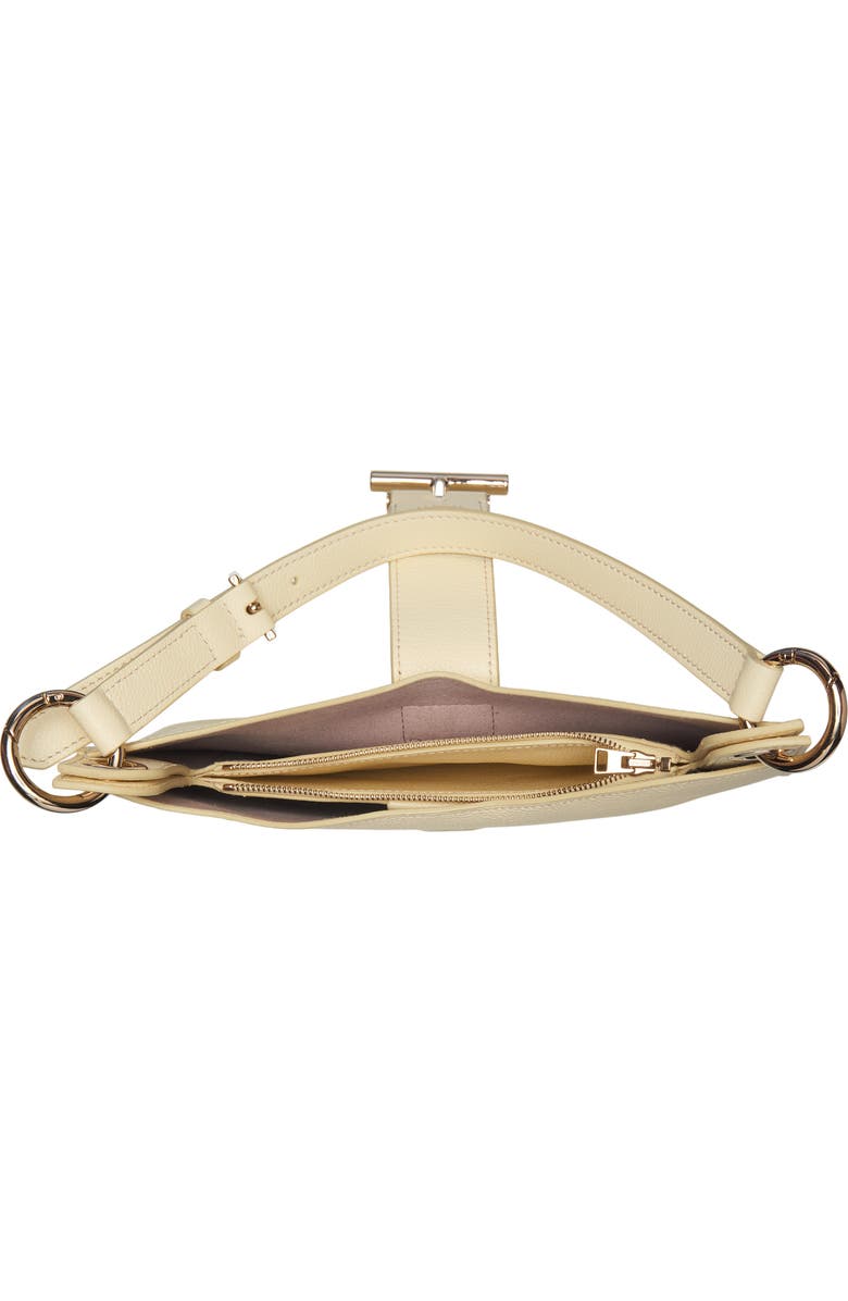 TOM FORD Small Tara Leather Top Handle Bag, Alternate, color, Double Cream