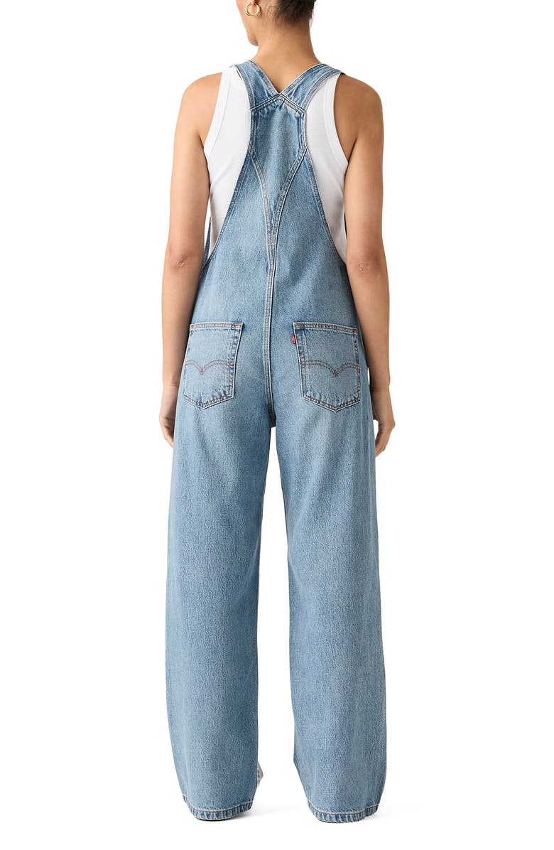 Levi's Baggy Denim Overalls, Alternate, color, 