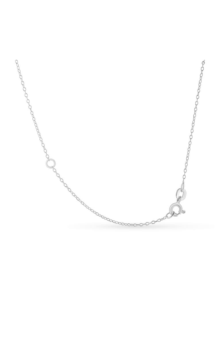 Haus of Brilliance Silver 1/2 Cttw Diamond Bezel 18" Pendant Necklace, Alternate, color, White