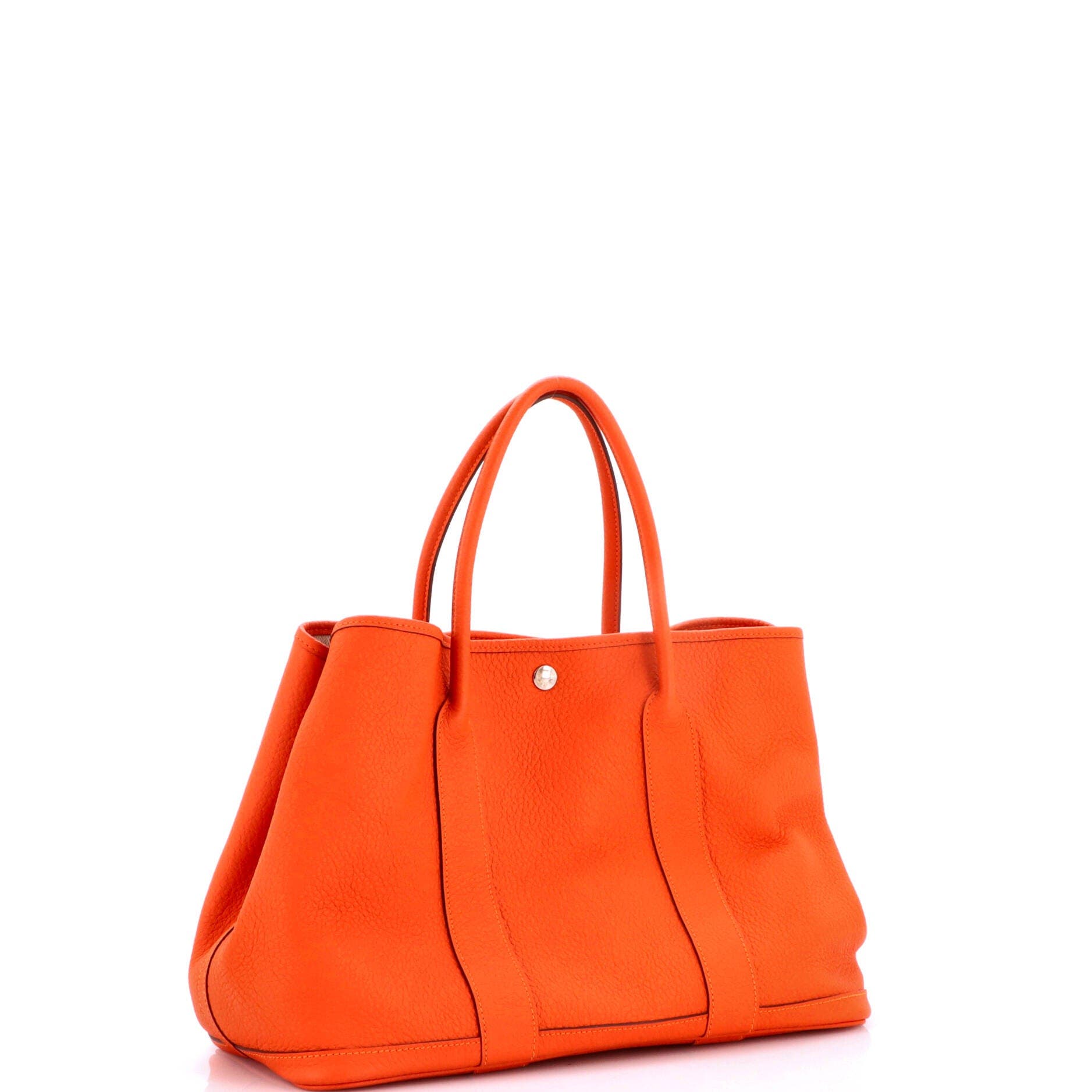 Garden Party Tote Leather 36, Alternate, color, Orange