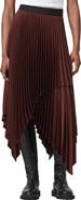 AllSaints Elisa Pleated Midi Skirt
