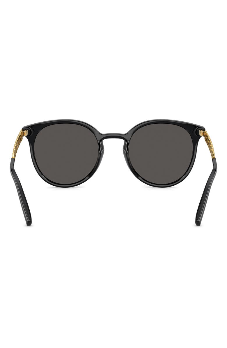 Dolce&Gabbana 52mm Phantos Sunglasses, Alternate, color, Black