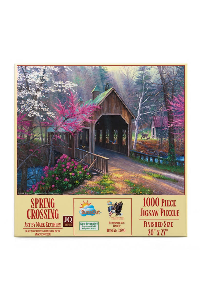 Spring Crossing 1000 piece Jigsaw Puzzle for Adults, Alternate, color, Multicolor