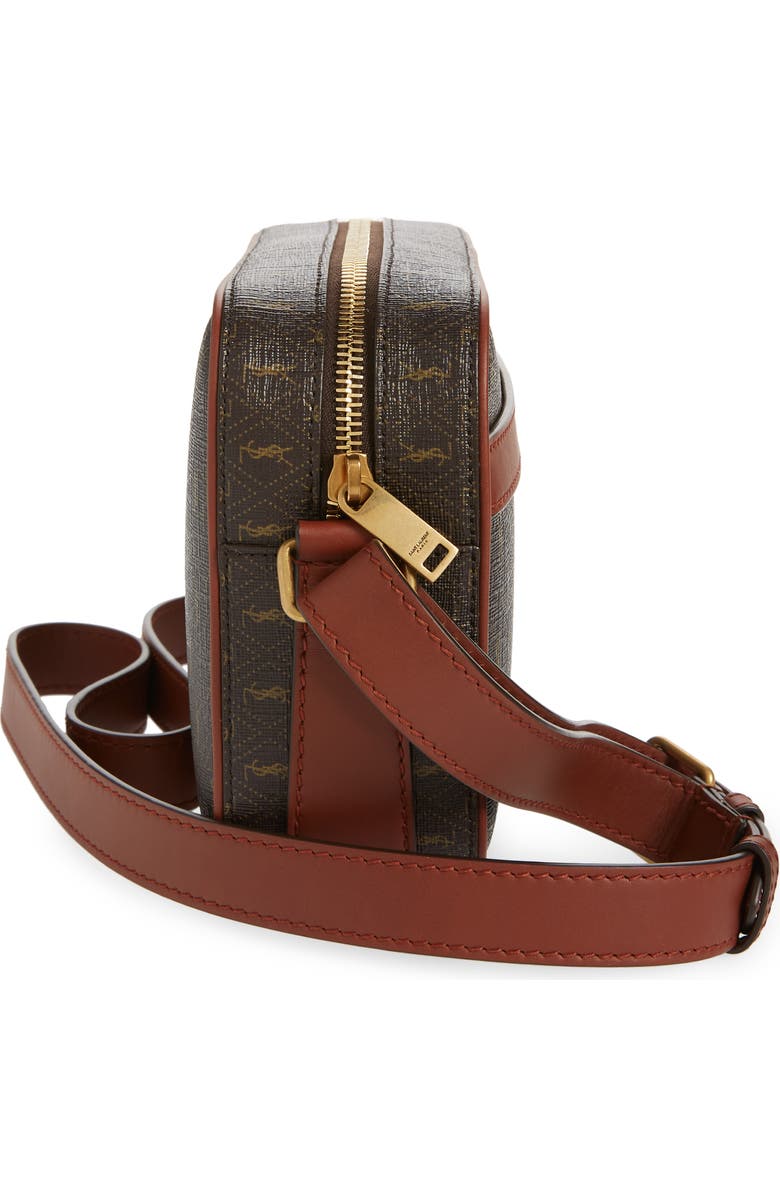 Saint Laurent Le Monogramme Coated Canvas Camera Bag, Alternate, color,