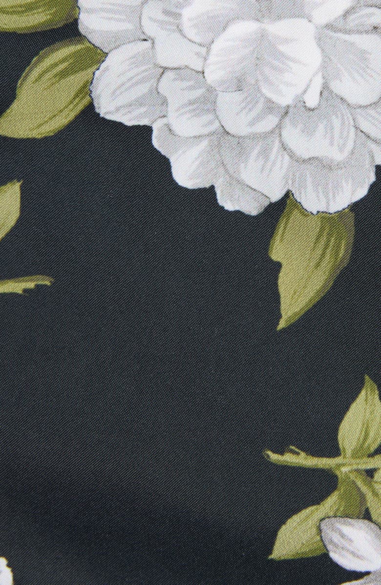 TOM FORD Hendrix Floral Swim Trunks, Alternate, color, Combo White/ Black