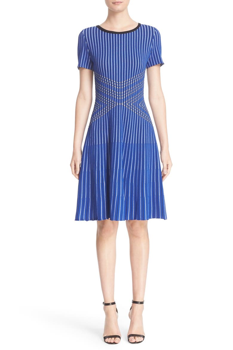 Atlantis Knit Dress, Main, color, AZZURINE MULTI