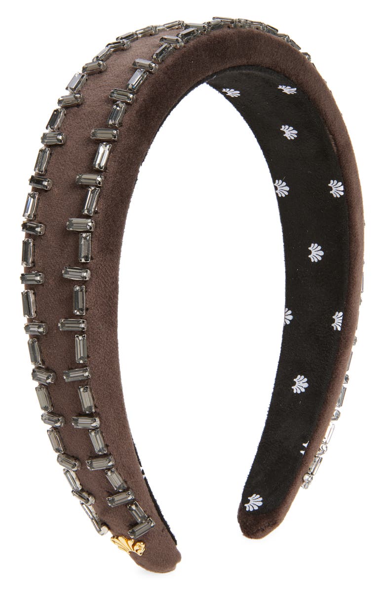 Lele Sadoughi Alice Crystal Edge Headband, Main, color,
