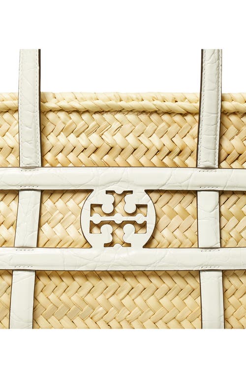 Tory Burch Ella Small Straw Basket Tote