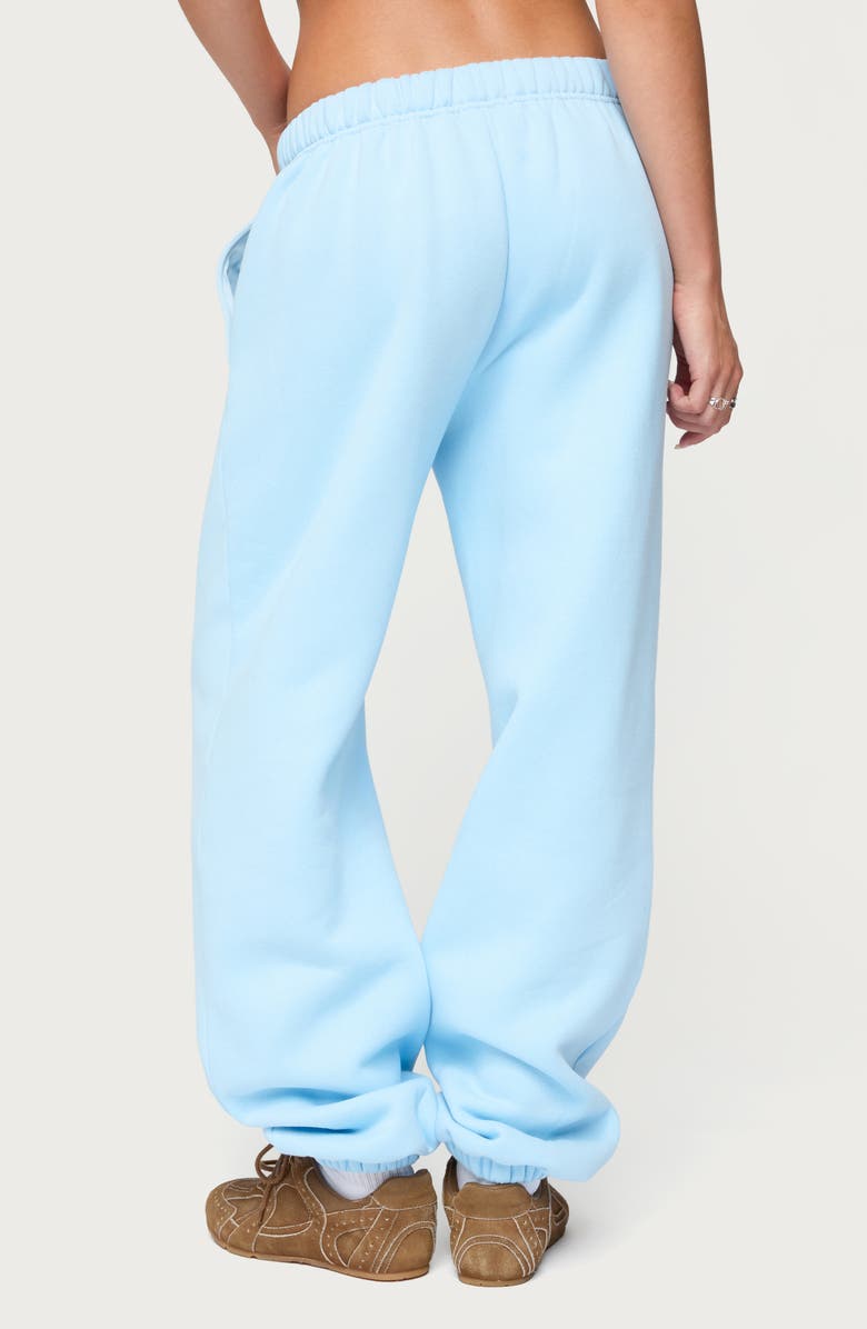 EDIKTED Call Me Sweatpants, Alternate, color, Light-Blue