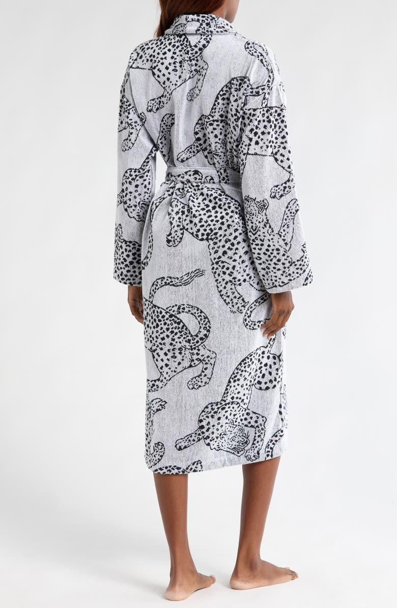 Desmond & Dempsey Print Terry Cloth Robe, Alternate, color, 
