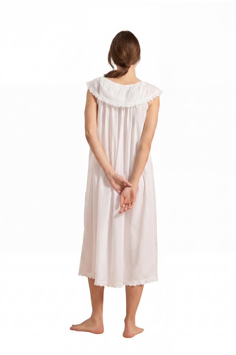 Eponine Nightdress, Alternate, color, White