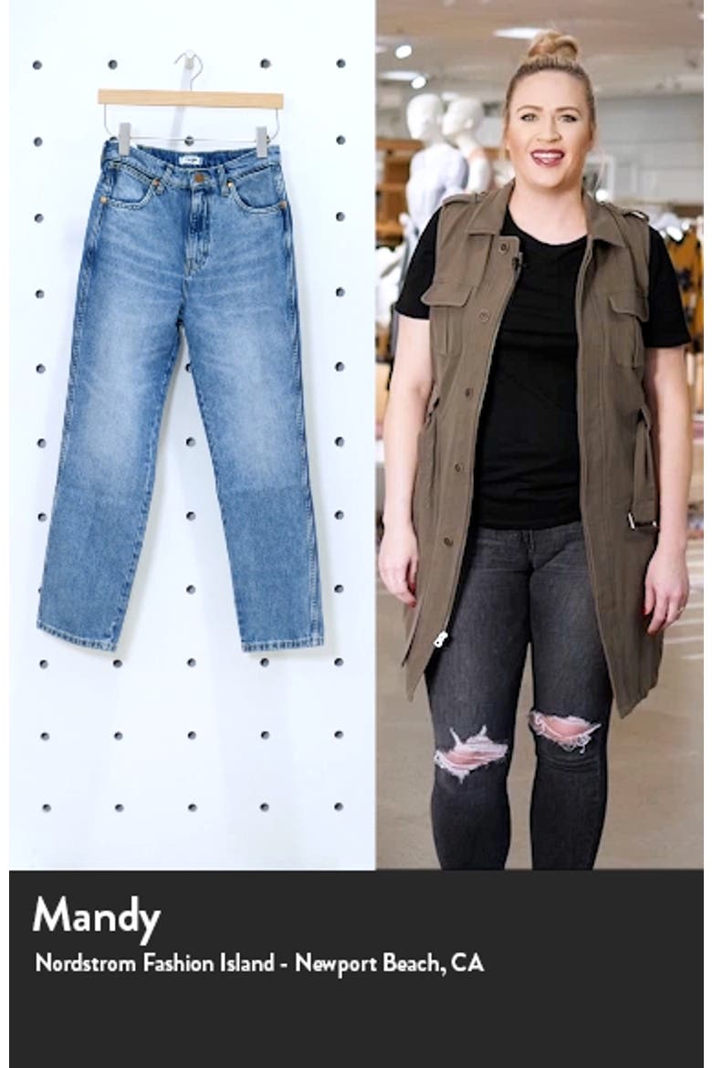 Wild West High Waist Straight Leg Ankle Jeans video