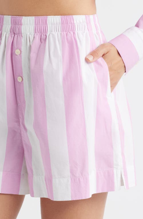 Nordstrom Oversize Stripe Cotton Short Pajamas