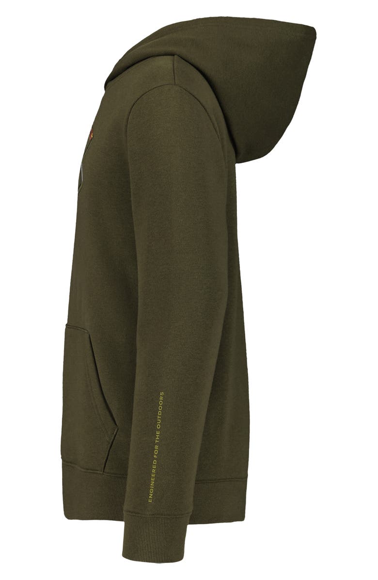 Under Armour Kids' Carabiner Hoodie, Alternate, color, Expedition Green