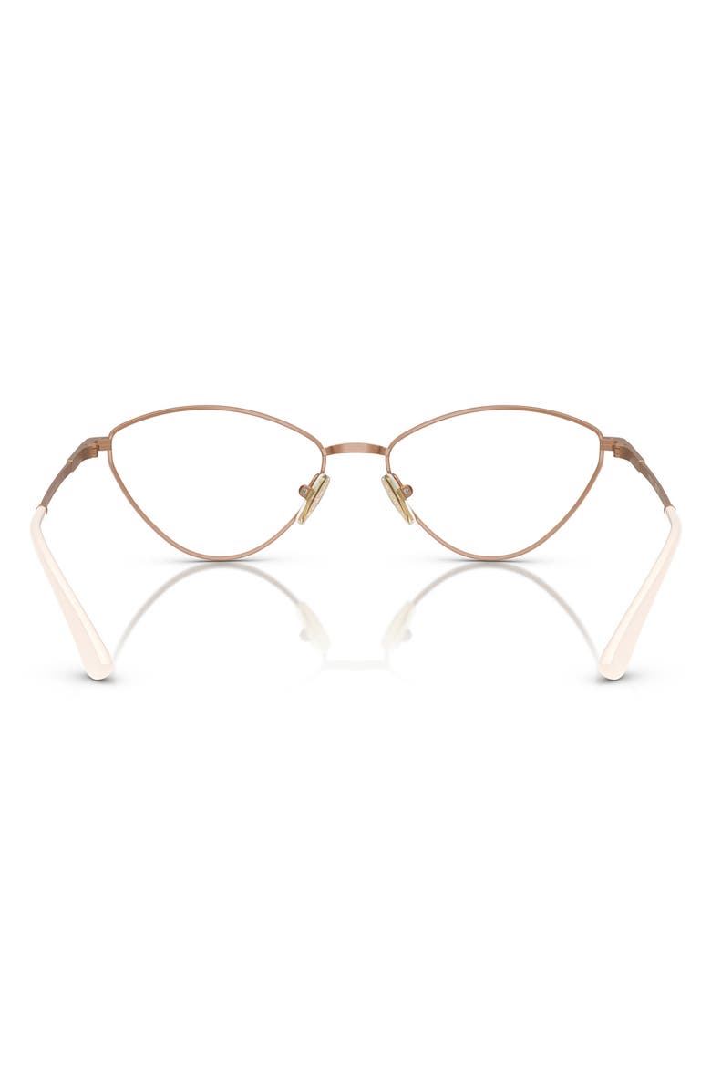 VOGUE 55mm Irregular Optical Glasses, Alternate, color, Rose Gold
