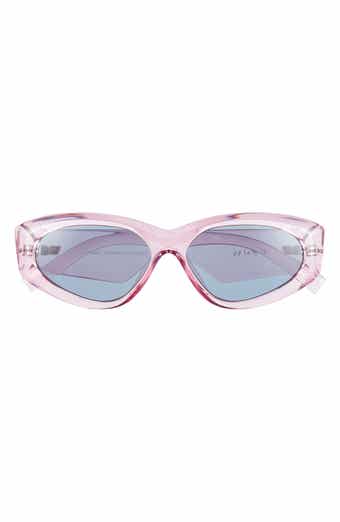 Le Specs Under Wraps 56mm Cat Eye Sunglasses