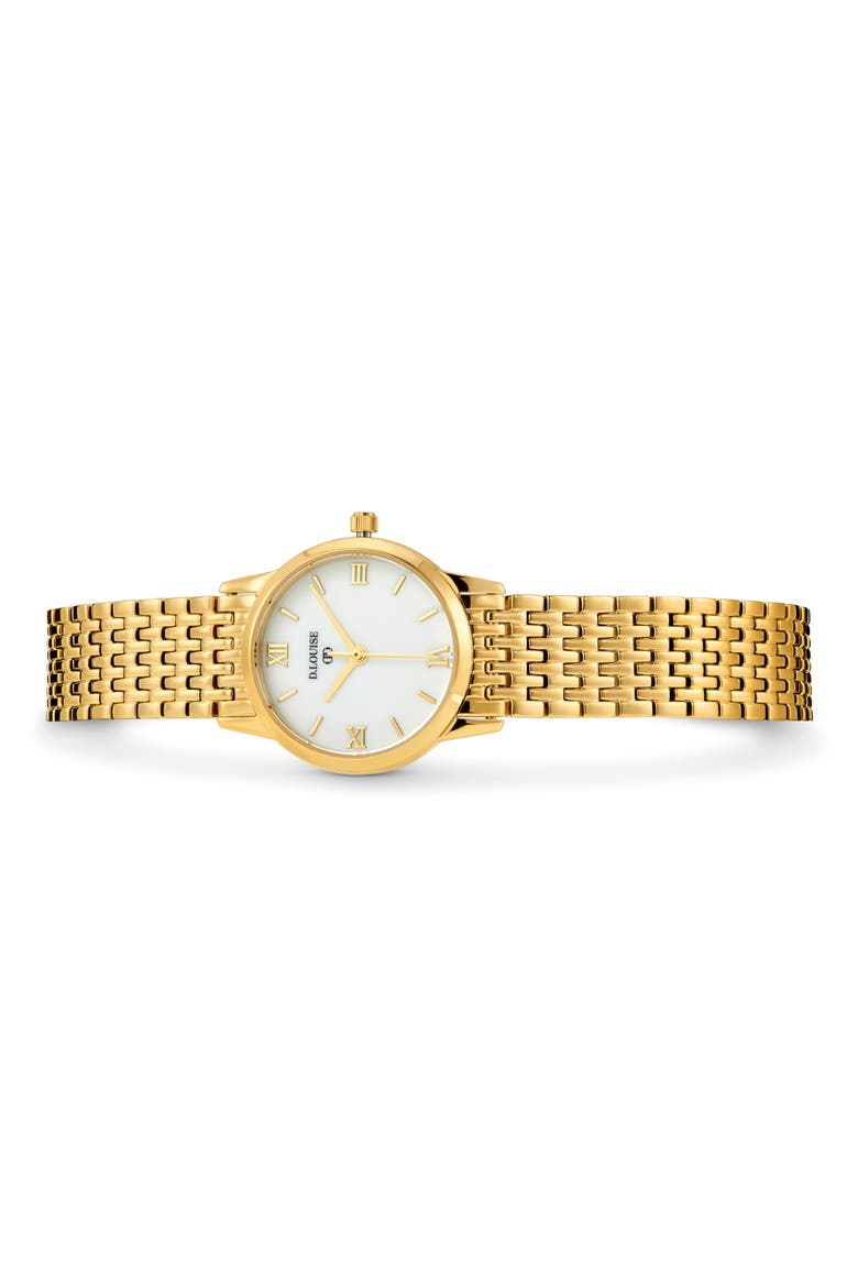 Classic Bracelet Watch, 20mm, Alternate, color, GOLD