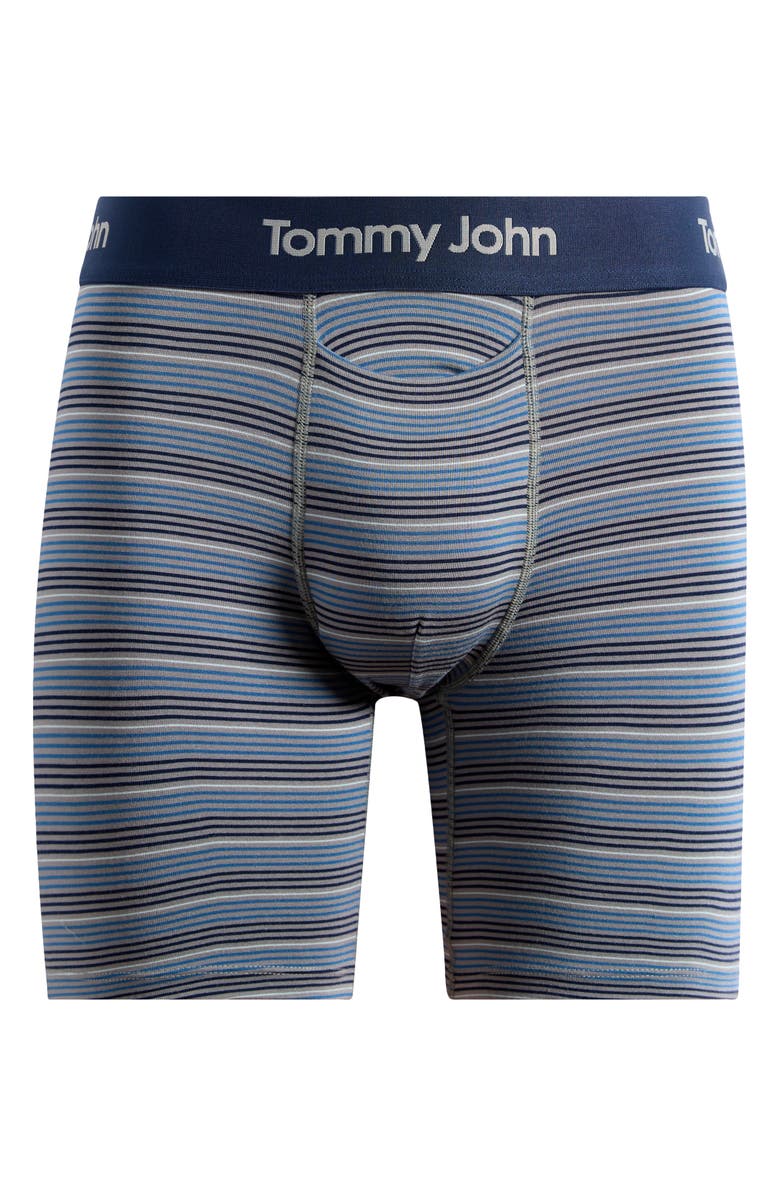 Tommy John Second Skin 6-Inch Boxer Briefs, Main, color, Frost Gray Pencil
