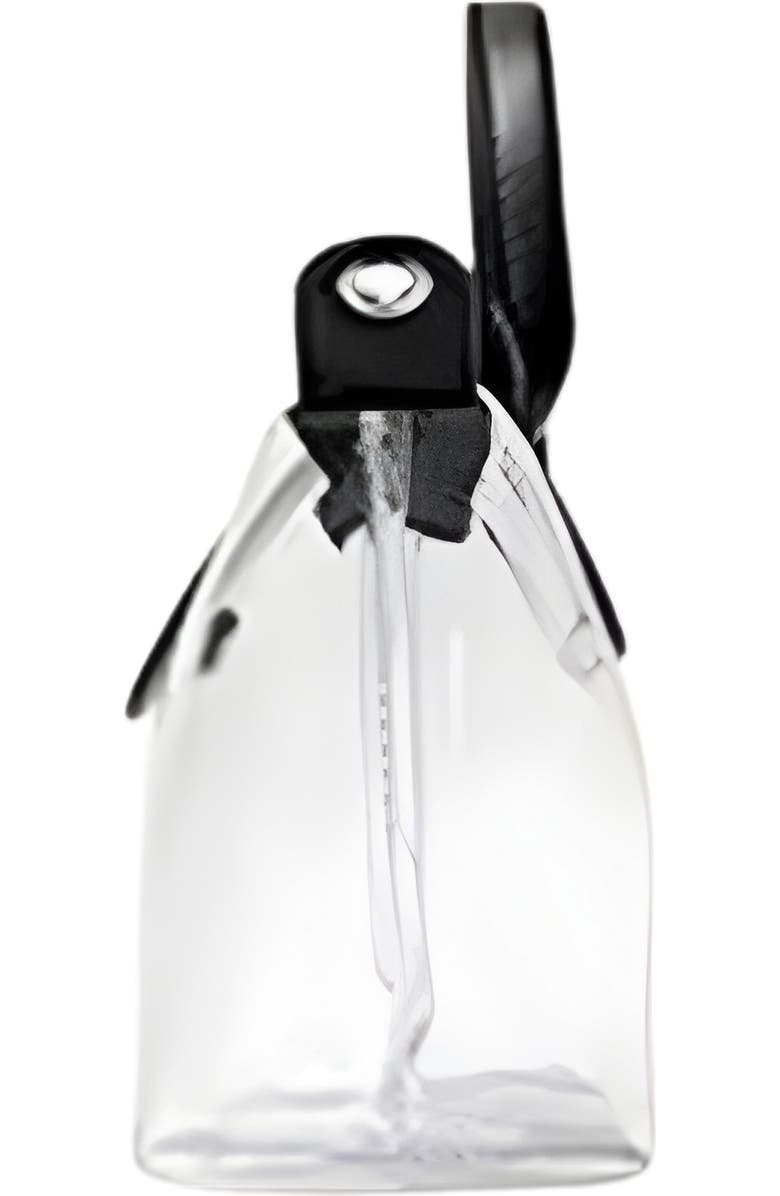 MacRae & Co. Top Handle Clear Tote, Alternate, color, Black