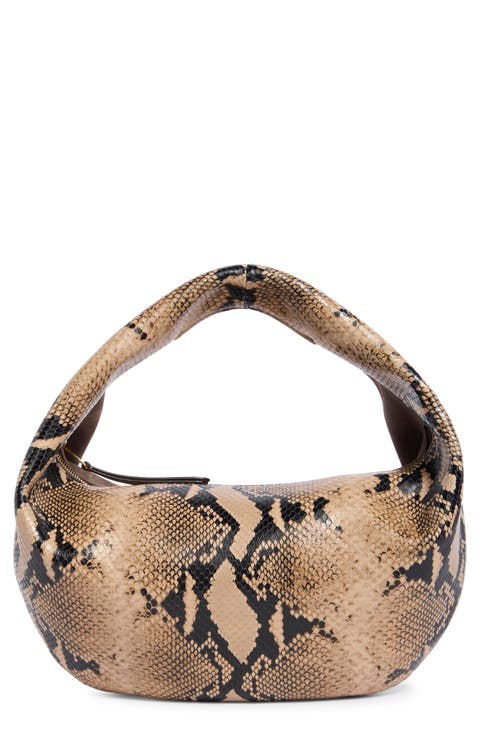 Medium Olivia Leather Hobo Bag