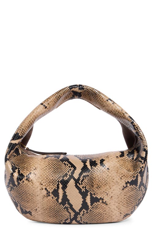 Khaite Medium Olivia Leather Hobo Bag in Taupe/morning Dove at Nordstrom