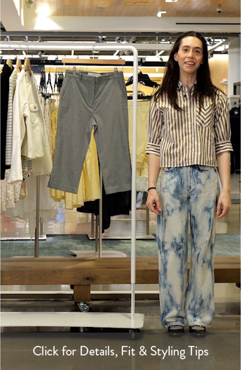 Cardin Houndstooth Capri Pants, sales video thumbnail