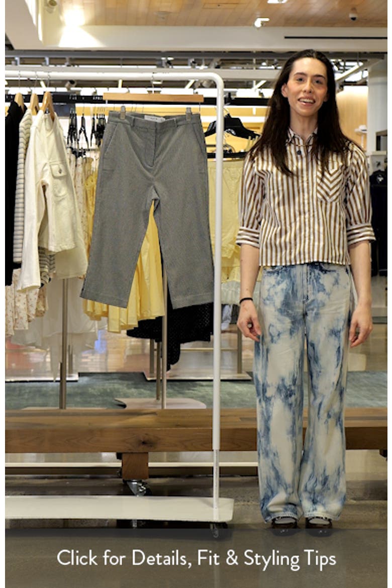 Cardin Houndstooth Capri Pants video