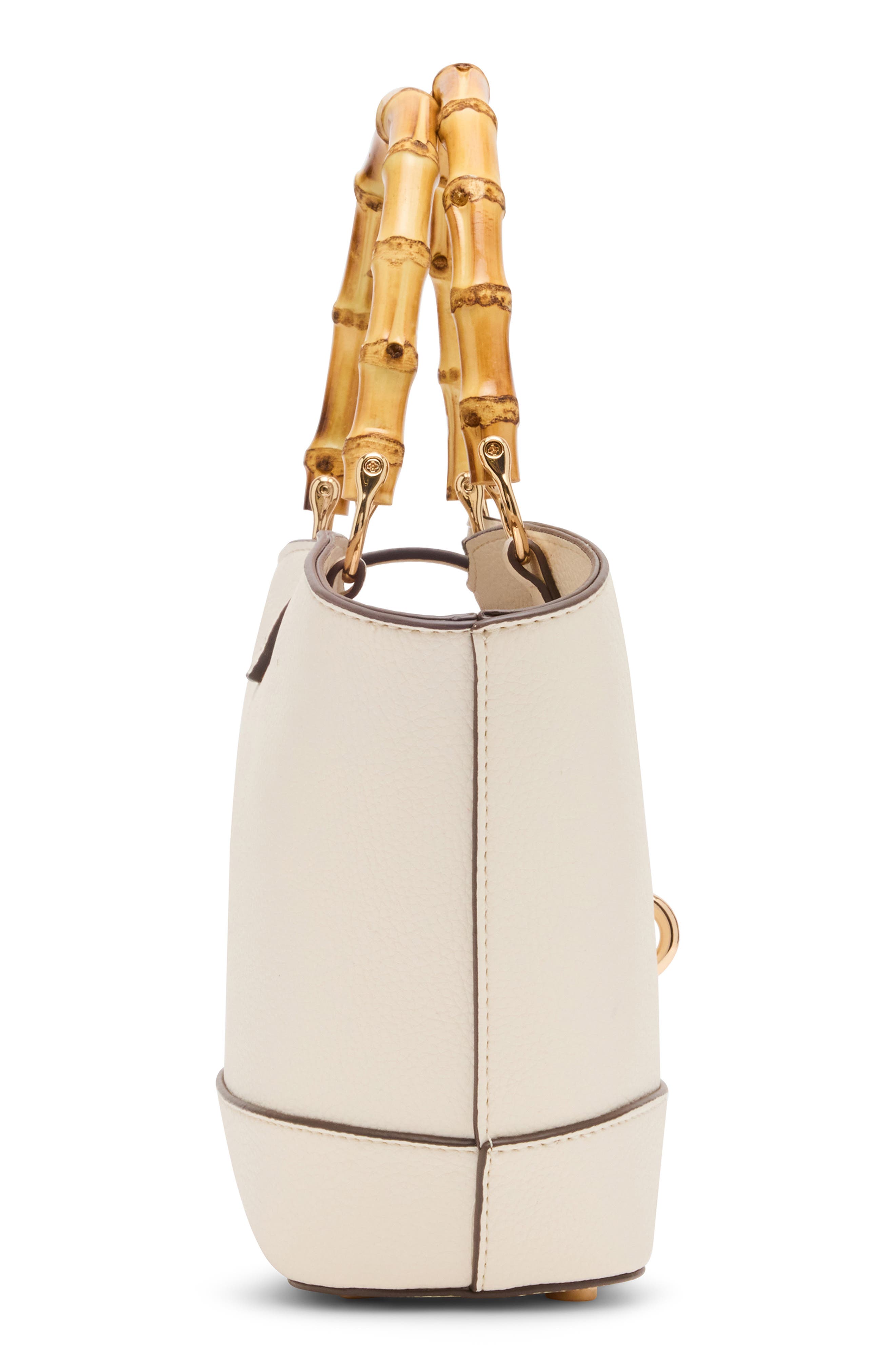 Anne Klein Rounded Mini Tote, Alternate, color, Pearl