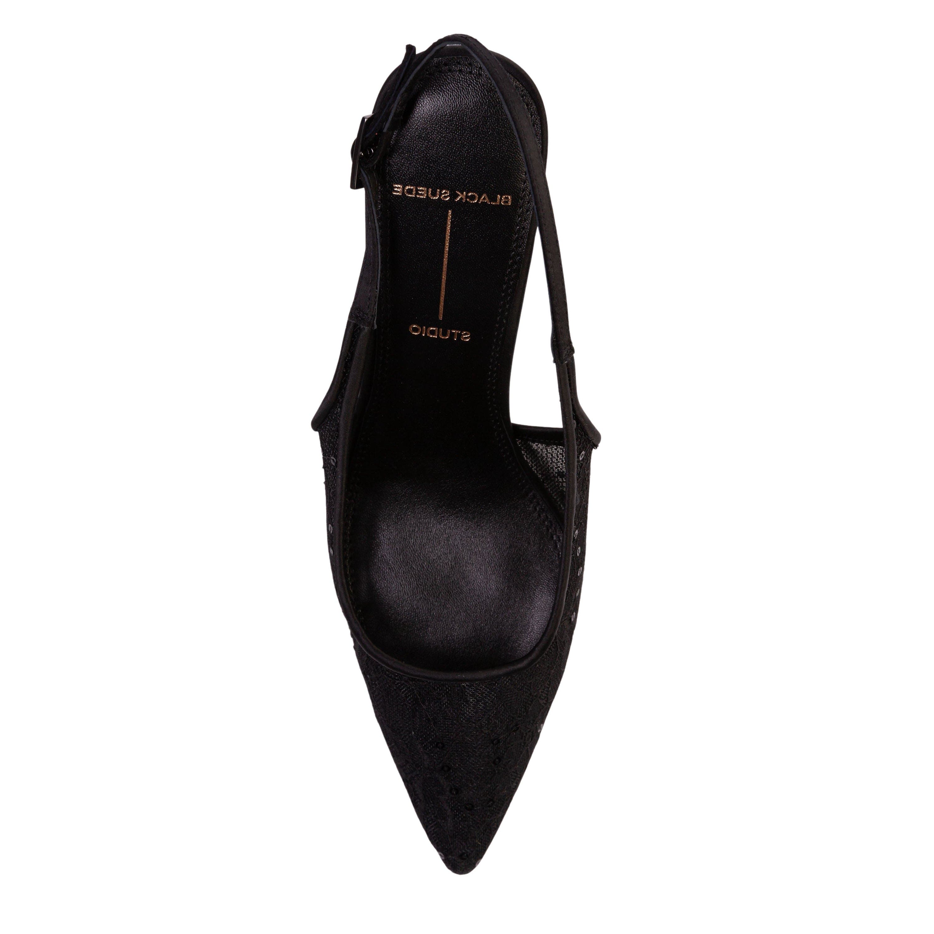 Marina 80 Pump, Alternate, color, Black Sequin Lace