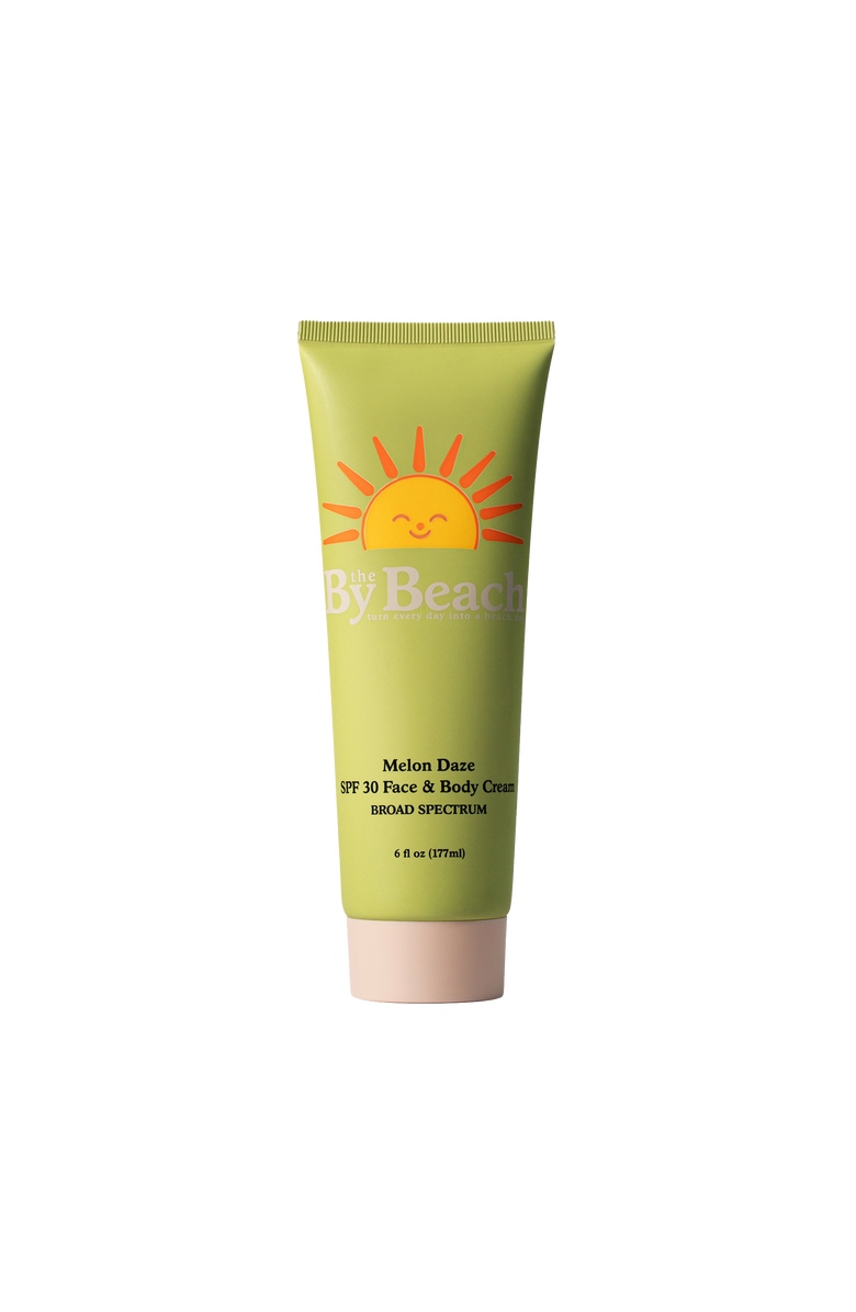 By the Beach Suncare Melon Daze SPF30 Face & Body Cream 6oz, Main, color, Green