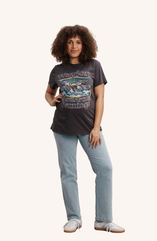 Nom Maternity The Groove Tee In Waylon/black