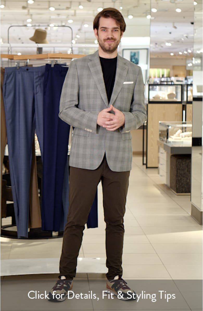 Hutson Plaid Virgin Wool Sport Coat, sales video thumbnail