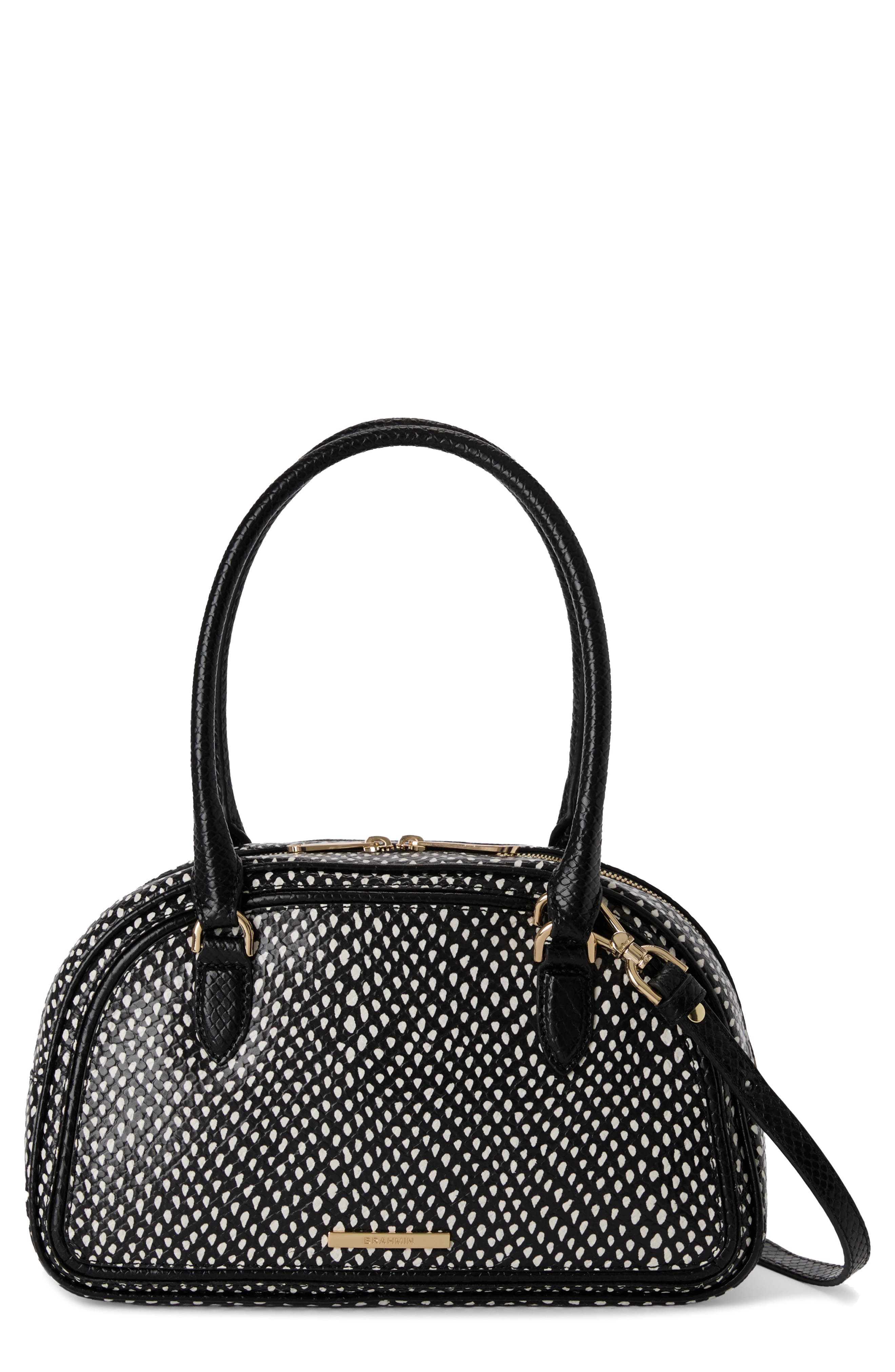 Brahmin Angie Leather Barrel Bag, Main, color, Everlasting Glorieta