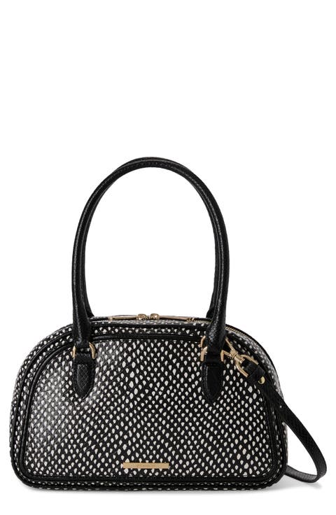 Angie Leather Barrel Bag