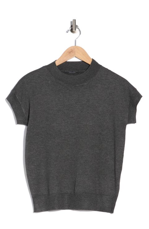 Short Sleeve Crew Sweater